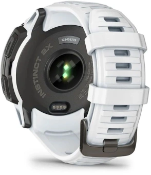 Смарт-часы Garmin Instinct 2X Solar 50мм 1" MIP корп.белый/черный рем.белый (010-02805-04) - купить недорого с доставкой в интернет-магазине