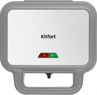Вафельница Kitfort КТ-5605 900Вт серый/серебристый - купить недорого с доставкой в интернет-магазине