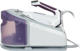 Парогенератор Braun CareStyle 7 IS7266VI 2700Вт серый/сиреневый - купить недорого с доставкой в интернет-магазине