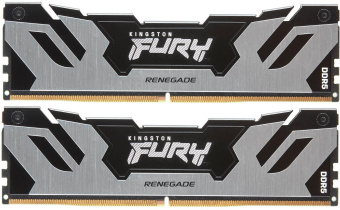 Память DDR5 2x24GB 6400MHz Kingston KF564C32RSK2-48 Fury Renegade Silver XMP RTL Gaming PC5-51200 CL32 DIMM 288-pin 1.4В kit с радиатором Ret - купить недорого с доставкой в интернет-магазине