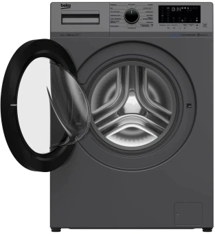 Стиральная машина Beko WSPE6H612A класс: A загр.фронтальная макс.:6.5кг антрацит инвертор - купить недорого с доставкой в интернет-магазине