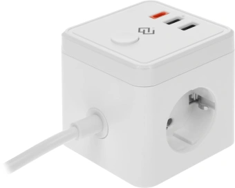 Умная розетка Digma DiPlug Cube 1 EU Wi-Fi белый (DPC13S) - купить недорого с доставкой в интернет-магазине