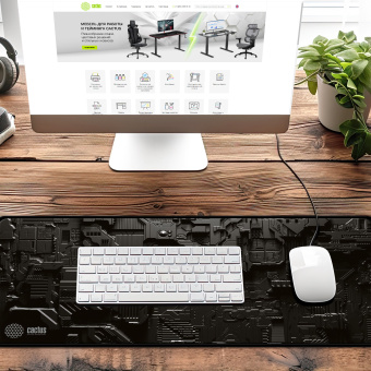 Коврик для мыши Cactus Cyberpunk 900x400x3мм (CS-MPC-PRO03ХXL) - купить недорого с доставкой в интернет-магазине