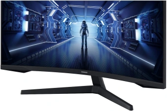 Монитор Samsung 34" Odyssey G5 LC34G55TWWPXEN черный VA LED 21:9 HDMI матовая 250cd 178гр/178гр 3440x1440 165Hz FreeSync Premium DP UW 5.6кг - купить недорого с доставкой в интернет-магазине