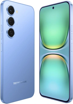 Смартфон Tecno Spark 40 Pro 128Gb 8Gb синий моноблок 3G 4G 2Sim 6.78" 1224x2720 Android 15 50Mpix 802.11 a/b/g/n/ac/ax NFC GPS GSM900/1800 Protect FM - купить недорого с доставкой в интернет-магазине