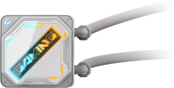 Система водяного охлаждения Gigabyte Gaming 360 ICE ARGB Soc-AM5/AM4/1200/1700/1851 белый 4-pin 13.8-35.8dB Al Ret (GP-GIGABYTE GME 360I) - купить недорого с доставкой в интернет-магазине