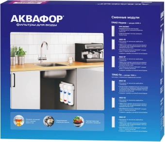 Водоочиститель Аквафор Трио Fe - купить недорого с доставкой в интернет-магазине