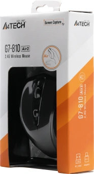 Мышь A4Tech G7-810 Air2 черный оптическая 2000dpi беспров. USB для ноутбука 7but - купить недорого с доставкой в интернет-магазине