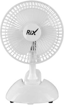 Вентилятор настольный RIX RDF-1500WB 15Вт скоростей:2 белый (упак.:1шт) - купить недорого с доставкой в интернет-магазине