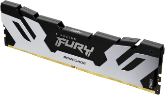 Память DDR5 32GB 6400MHz Kingston KF564C32RS-32 Fury Renegade Silver XMP RTL Gaming PC5-51200 CL32 DIMM 288-pin 1.4В с радиатором Ret - купить недорого с доставкой в интернет-магазине