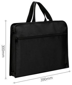 Папка-портфель Deli 63753BLACK 2 отдел. A4 текстиль черный - купить недорого с доставкой в интернет-магазине
