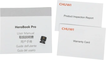 Ноутбук Chuwi HeroBook Pro Celeron N4020 8Gb SSD512Gb Intel UHD Graphics 600 14.1" IPS FHD (1920x1080) Windows 11 Home grey WiFi BT Cam 5000mAh (CWI514-CN8N5N1HDMXX) - купить недорого с доставкой в интернет-магазине