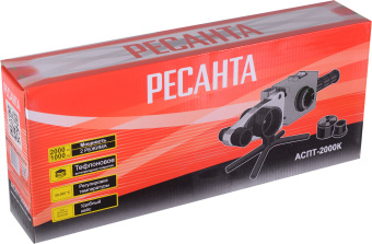 Сварочный аппарат для пластиковых труб Ресанта АСПТ-2000К 2кВт Тмакс.:300 парн.насад. (кейс в компл.) (65/135) - купить недорого с доставкой в интернет-магазине