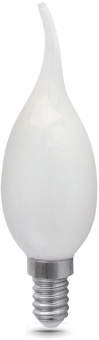 Лампа филам. Gauss Filament 5Вт цок.:E14 свеча 220B св.свеч.бел.нейт. (упак.:1шт) (104201205) - купить недорого с доставкой в интернет-магазине