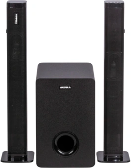 Саундбар Supra SSB-212 2.1 200Вт+400Вт черный - купить недорого с доставкой в интернет-магазине