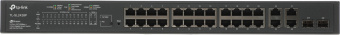 Коммутатор TP-Link SL2428P (L2) 24x100Мбит/с 4x1Гбит/с 2xКомбо(1000BASE-T/SFP) 24PoE+ 250W управляемый - купить недорого с доставкой в интернет-магазине