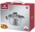 Кастрюля Rondell Bayoneta RDS-1808 5.1л. d=24см (с крышкой) стальной - купить недорого с доставкой в интернет-магазине