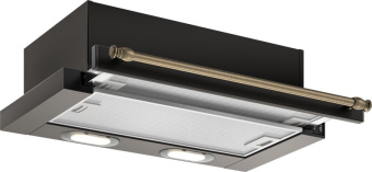 Вытяжка встраиваемая Elikor Интегра 50П-400-В2Л антрацит/рейлинг бронза управление: кулисные переключатели (1 мотор) - цена, купить или заказать с доставкой в интернет-магазине Вытяжка встраиваемая Elikor Интегра 50П-400-В2Л антрацит/рейлинг бронза управление: кулисные переключатели (1 мотор) - купить недорого с доставкой в интернет-магазине