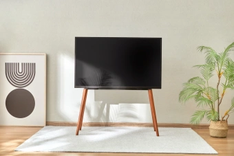 Подставка для телевизора Cactus CS-ST3646BKWN черный/орех 49"-75" макс.40кг напольный - купить недорого с доставкой в интернет-магазине