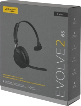 Наушники с микрофоном Jabra Evolve2 65 черный накладные BT оголовье (26599-899-999) - цена, купить или заказать с доставкой в интернет-магазине Наушники с микрофоном Jabra Evolve2 65 черный накладные BT оголовье (26599-899-999) - купить недорого с доставкой в интернет-магазине