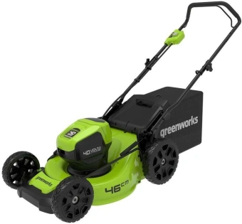Газонокосилка роторная Greenworks GD40LM46HP (2514407) - купить недорого с доставкой в интернет-магазине