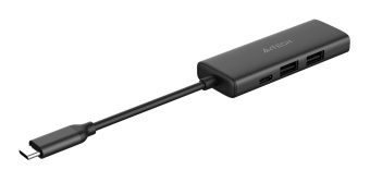 Разветвитель USB-C A4Tech DST-40C 2порт. серый - купить недорого с доставкой в интернет-магазине