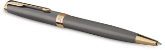 Ручка шариков. Parker Sonnet Grey Core GT (2213679) M черн. черн. подар.кор. - купить недорого с доставкой в интернет-магазине