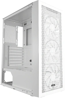 Корпус PcCooler MA100 Mesh Wh белый без БП ATX 5x120mm 2xUSB2.0 1xUSB3.0 audio bott PSU - купить недорого с доставкой в интернет-магазине