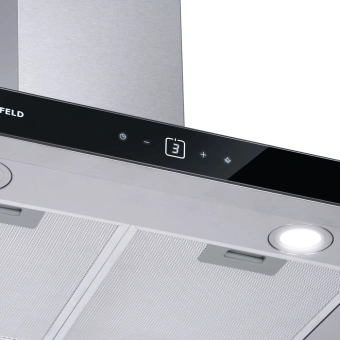 Вытяжка каминная Maunfeld Breeze 60 Inox нержавеющая сталь управление: сенсорное (1 мотор) - купить недорого с доставкой в интернет-магазине