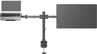 Кронштейн для монитора/ноутбука Cactus CS-VM-LH24-BL черный 17"-35" макс.20кг настольный поворот и наклон - купить недорого с доставкой в интернет-магазине