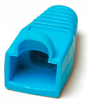Колпачок Hyperline (BOOT-BL-10) синий (упак.:10шт) - купить недорого с доставкой в интернет-магазине