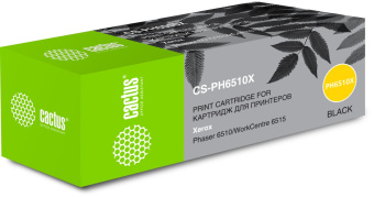 Картридж лазерный Cactus CS-PH6510X 106R03488 черный (5500стр.) для Xerox Phaser 6510/WC6515 - купить недорого с доставкой в интернет-магазине