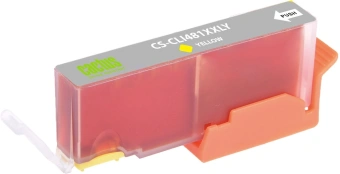 Картридж струйный Cactus CS-CLI481XXLY CLI-481XLY желтый (13мл) для Canon Pixma TR7540/TR8540/TS6140/TS8140 с чипом - купить недорого с доставкой в интернет-магазине