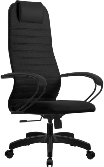 Кресло Метта SU-B-10 черный сиденье черный сетка/ткань с подголов. крестов. металл черный (комплект 1шт) - купить недорого с доставкой в интернет-магазине