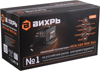 Сварочный полуавтомат Вихрь ИСА-165 MIG инвертор MIG-MAG/FCAW/MMA/Lift TIG 4.4кВт - купить недорого с доставкой в интернет-магазине