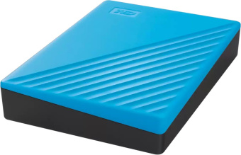 Жесткий диск WD USB3.2 Gen1 5TB WDBPKJ0050BBL-WESN My Passport 2.5" голубой - купить недорого с доставкой в интернет-магазине