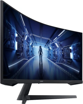 Монитор Samsung 34" Odyssey G5 LC34G55TWWPXEN черный VA LED 21:9 HDMI матовая 250cd 178гр/178гр 3440x1440 165Hz FreeSync Premium DP UW 5.6кг - купить недорого с доставкой в интернет-магазине