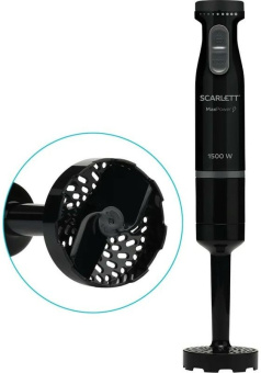 Блендер погружной Scarlett SC-HB42M47 1500Вт черный/серебристый - купить недорого с доставкой в интернет-магазине