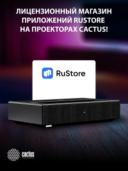Проектор Cactus CS-U2.B DLP 19000Lm LS 800Lm ANSI (1920x1080) 15000:1 ресурс лампы:50000часов 2xUSB typeA 2xHDMI 1.78кг - купить недорого с доставкой в интернет-магазине