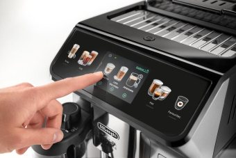 Кофемашина Delonghi Eletta Explore ECAM450.55.S 1450Вт серебристый/черный - купить недорого с доставкой в интернет-магазине