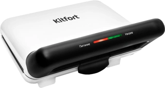 Вафельница Kitfort КТ-1638 800Вт белый - купить недорого с доставкой в интернет-магазине
