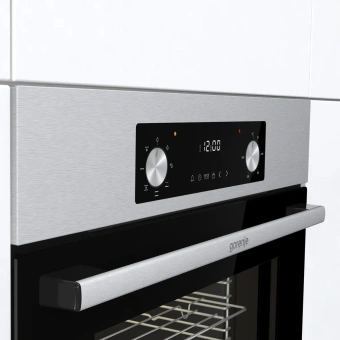 Духовой шкаф Электрический Gorenje BO6635E01X черный - купить недорого с доставкой в интернет-магазине