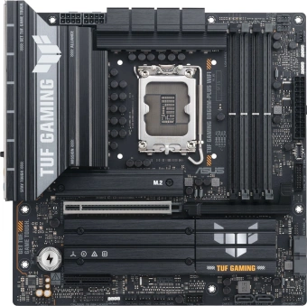 Материнская плата Asus TUF GAMING B860M-PLUS WIFI Soc-1851 Intel B860 4xDDR5 mATX AC`97 8ch(7.1) 2.5Gg RAID+HDMI+DP - купить недорого с доставкой в интернет-магазине