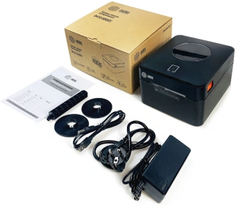 Термопринтер Cactus CS-TP-D410U 203dpi 160мм/с/USB для печ.этик. черный - купить недорого с доставкой в интернет-магазине