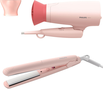 Фен Philips BHP398/00 1600Вт розовый - купить недорого с доставкой в интернет-магазине
