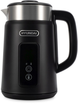 Чайник электрический Hyundai HYK-S3505 1.5л. 2200Вт черный корпус: металл/пластик - купить недорого с доставкой в интернет-магазине