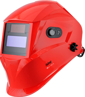 Маска сварщика Fubag IR 9-13R S филь.:хамел. см.экр.95x36мм красный (38073) - купить недорого с доставкой в интернет-магазине