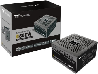 Блок питания Thermaltake ATX 850W Toughpower GF A3 Gen.5 80+ gold 24pin APFC 120mm fan 8xSATA Cab Manag RTL - купить недорого с доставкой в интернет-магазине