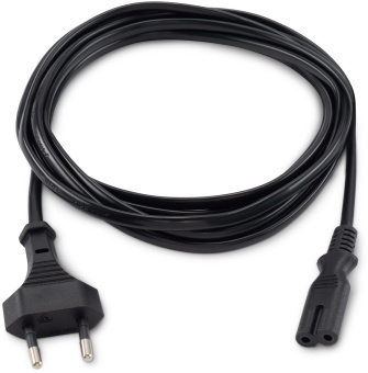 Кабель Buro IEC C7 (2-pin) Евровилка 3м (BU-PCAB-3-2PIN) - купить недорого с доставкой в интернет-магазине