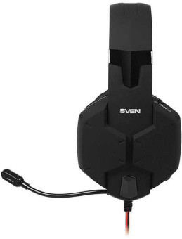 Наушники с микрофоном Sven AP-G988MV черный/красный 2.2м накладные оголовье (SV-014797) - купить недорого с доставкой в интернет-магазине